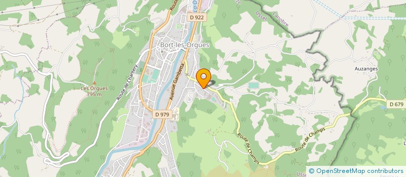 localisation de l'entreprise LYCEE PROFESSIONNEL BORT-ARTENSE  BORT-LES-ORGUES