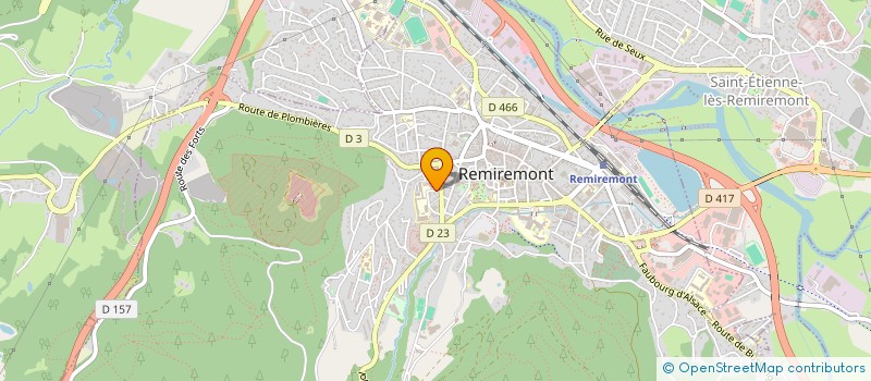 localisation de l'entreprise LYCEE PROFESSIONNEL CAMILLE CLAUDEL à REMIREMONT