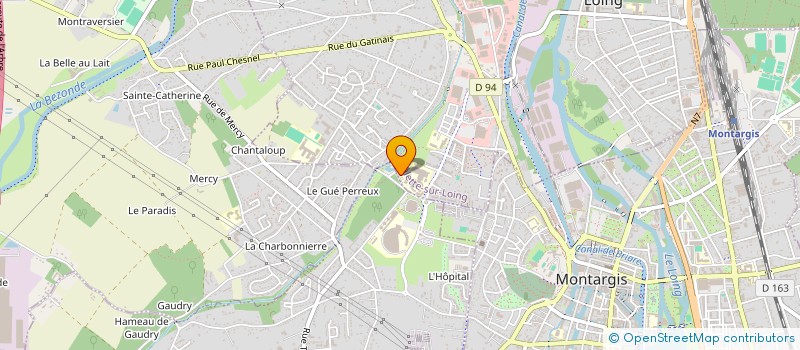 localisation de l'entreprise LYCEE PROFESSIONNEL CHATEAU BLANC à CHALETTE-SUR-LOING