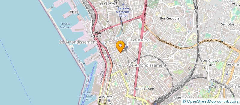 localisation de l'entreprise LYCEE PROFESSIONNEL CHATELIER (LE) à MARSEILLE