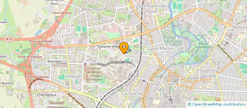localisation de l'entreprise LYCEE PROFESSIONNEL COETLOGON à RENNES