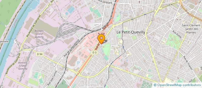 localisation de l'entreprise LYCEE PROFESSIONNEL COLBERT à LE PETIT-QUEVILLY