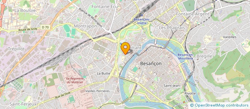 localisation de l'entreprise LYCEE PROFESSIONNEL CONDE à BESANCON
