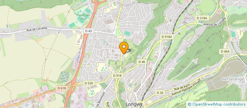 localisation de l'entreprise LYCEE PROFESSIONNEL DARCHE à LONGWY