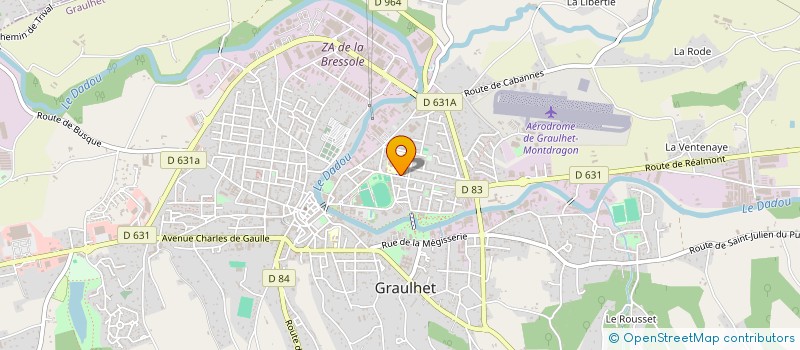 localisation de l'entreprise LYCEE PROFESSIONNEL DOCTEUR CLEMENT DE PEMILLE à GRAULHET