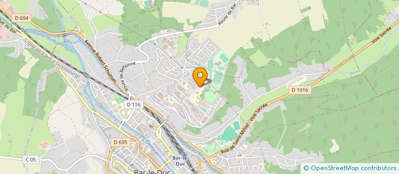 localisation de l'entreprise LYCEE PROFESSIONNEL EMILE ZOLA à BAR-LE-DUC