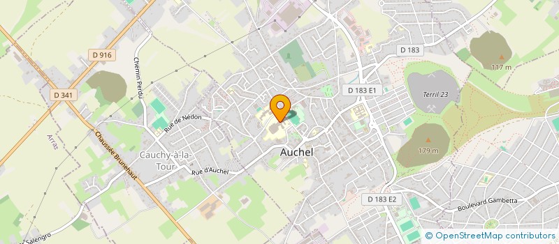 localisation de l'entreprise LYCEE PROFESSIONNEL FERNAND DEGRUGILLIER à AUCHEL