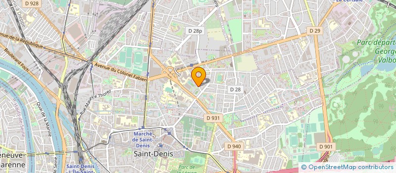localisation de l'entreprise LYCEE PROFESSIONNEL FREDERIC BARTHOLDI à SAINT-DENIS