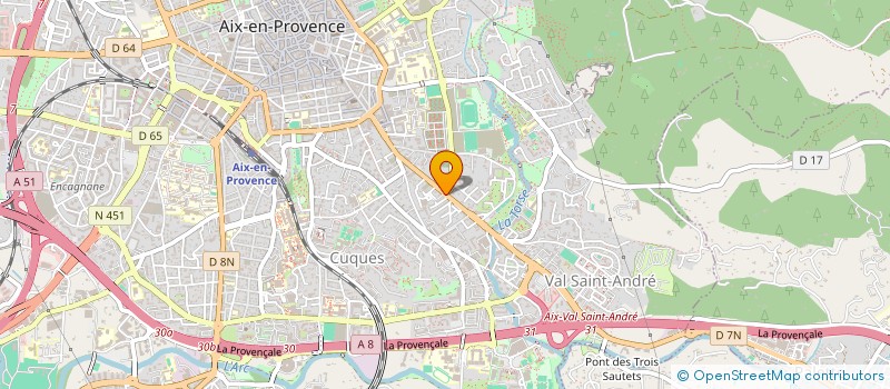 localisation de l'entreprise LYCEE PROFESSIONNEL GAMBETTA à AIX-EN-PROVENCE