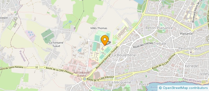 localisation de l'entreprise LYCEE PROFESSIONNEL HEINLEX - LYCEE DES METIERS à SAINT-NAZAIRE
