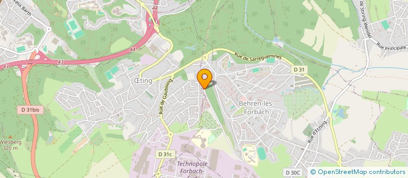 localisation de l'entreprise LYCEE PROFESSIONNEL HURLEVENT à BEHREN-LES-FORBACH