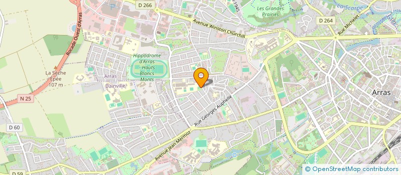 localisation de l'entreprise LYCEE PROFESSIONNEL JACQUES LE CARON à ARRAS