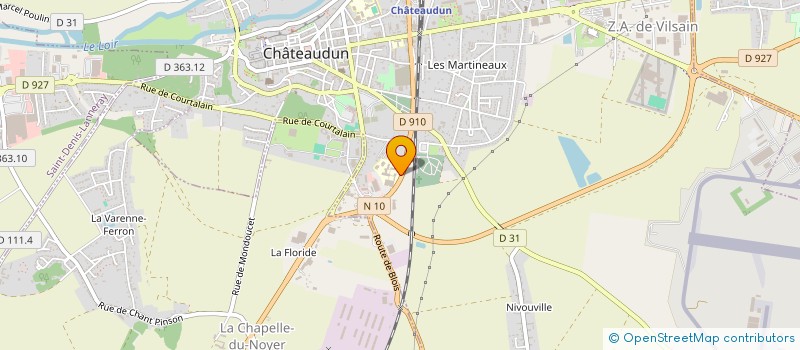 localisation de l'entreprise LYCEE PROFESSIONNEL JEAN-FELIX PAULSEN à CHATEAUDUN