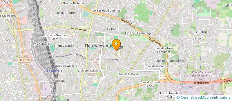 localisation de l'entreprise LYCEE PROFESSIONNEL JEAN LURCAT à FLEURY-LES-AUBRAIS