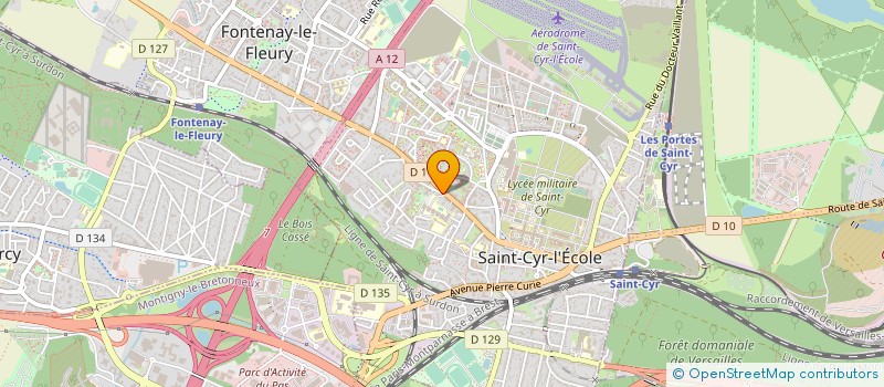localisation de l'entreprise LYCEE PROFESSIONNEL JEAN PERRIN à SAINT-CYR-L'ECOLE