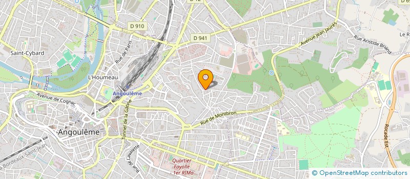 localisation de l'entreprise LYCEE PROFESSIONNEL JEAN ROSTAND à ANGOULEME