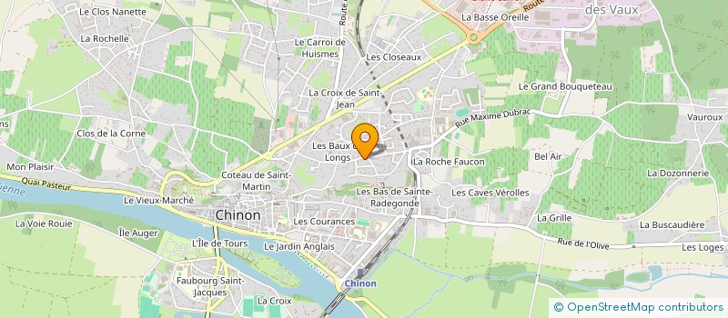 localisation de l'entreprise LYCEE PROFESSIONNEL JOSEPH CUGNOT à CHINON