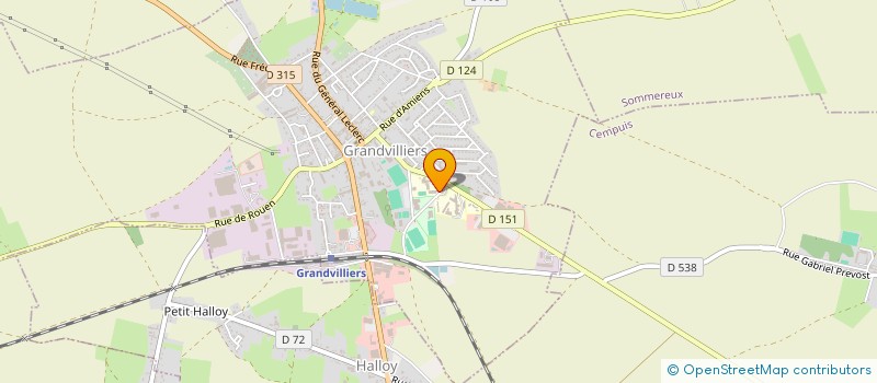 localisation de l'entreprise LYCEE PROFESSIONNEL JULES VERNE à GRANDVILLIERS