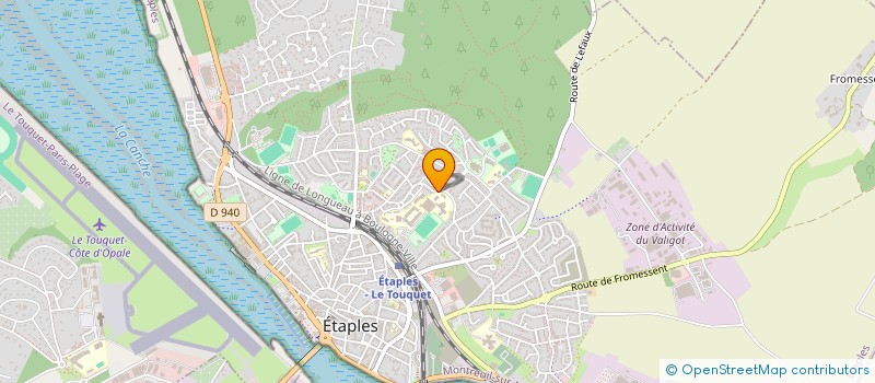 localisation de l'entreprise LYCEE PROFESSIONNEL JULES VERNE à ETAPLES