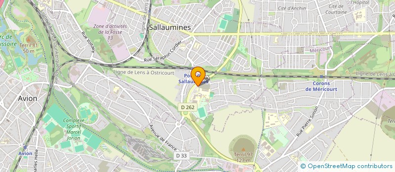 localisation de l'entreprise LYCEE PROFESSIONNEL LA PEUPLERAIE à SALLAUMINES