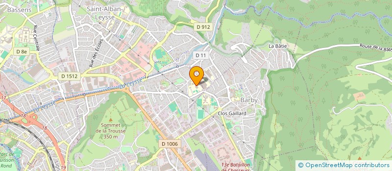 localisation de l'entreprise LYCEE PROFESSIONNEL LE NIVOLET  LA RAVOIRE