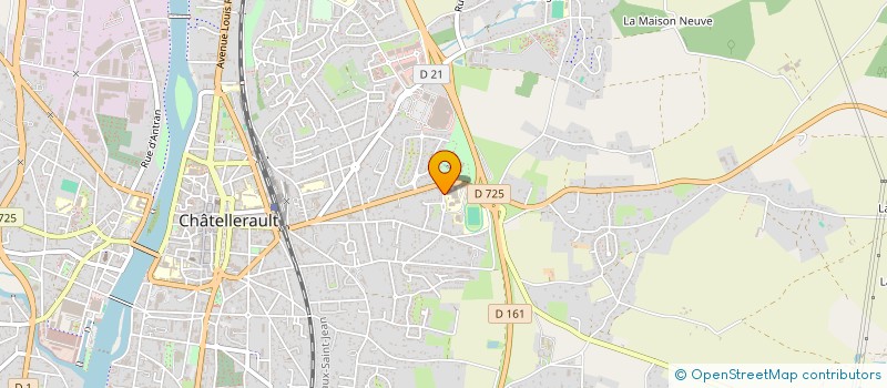 localisation de l'entreprise LYCEE PROFESSIONNEL LE VERGER à CHATELLERAULT