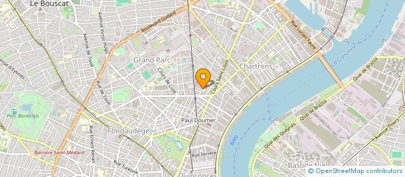 localisation de l'entreprise LYCEE PROFESSIONNEL LES CHARTRONS à BORDEAUX