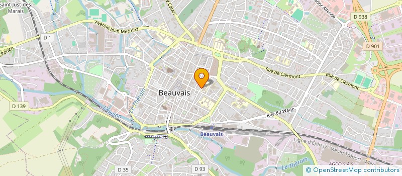 localisation de l'entreprise LYCEE PROFESSIONNEL LES JACOBINS à BEAUVAIS