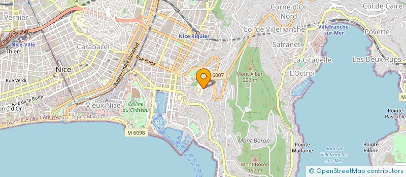 localisation de l'entreprise LYCEE PROFESSIONNEL LES PALMIERS à NICE