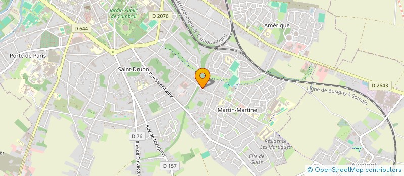 localisation de l'entreprise LYCEE PROFESSIONNEL LOUIS BLERIOT à CAMBRAI