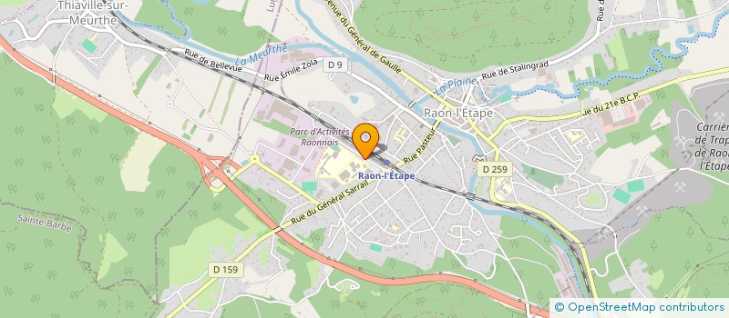 localisation de l'entreprise LYCEE PROFESSIONNEL LOUIS GEISLER à RAON L ETAPE