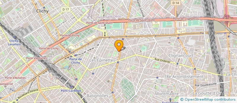 localisation de l'entreprise LYCEE PROFESSIONNEL MARIA DERAISMES à PARIS