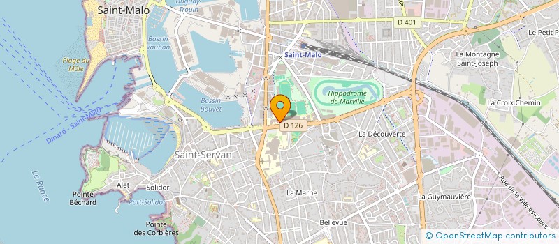 localisation de l'entreprise LYCEE PROFESSIONNEL MAUPERTUIS à SAINT-MALO