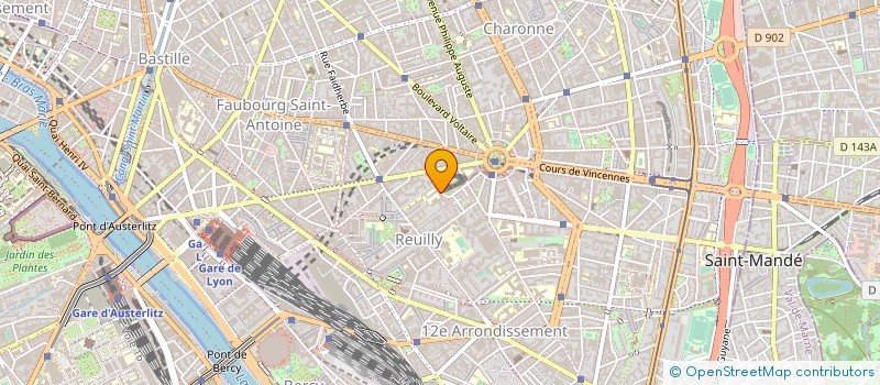 localisation de l'entreprise LYCEE PROFESSIONNEL METIERS AMEUBLEMENT à PARIS