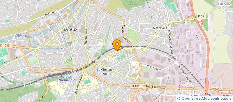 localisation de l'entreprise LYCEE PROFESSIONNEL MODESTE LEROY - LYCEE DES METIERS DES SCIENCES DU NUMERIQUE AU SERVICE DE L'INDUSTRIE 4.0 à EVREUX
