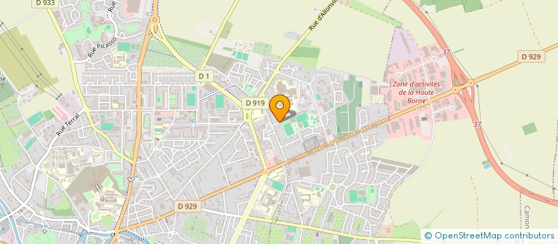 localisation de l'entreprise LYCEE PROFESSIONNEL MONTAIGNE  AMIENS
