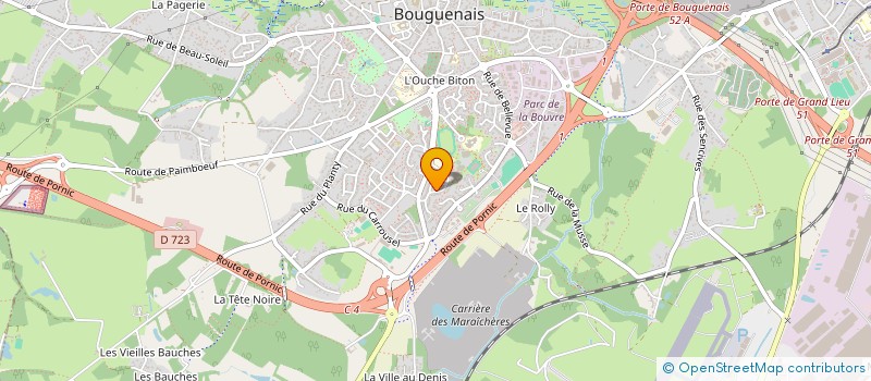 localisation de l'entreprise LYCEE PROFESSIONNEL PABLO NERUDA à BOUGUENAIS