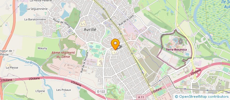 localisation de l'entreprise LYCEE PROFESSIONNEL PAUL EMILE VICTOR à AVRILLE