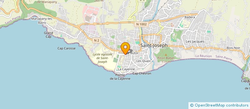 localisation de l'entreprise LYCEE PROFESSIONNEL PAUL LANGEVIN à SAINT-JOSEPH