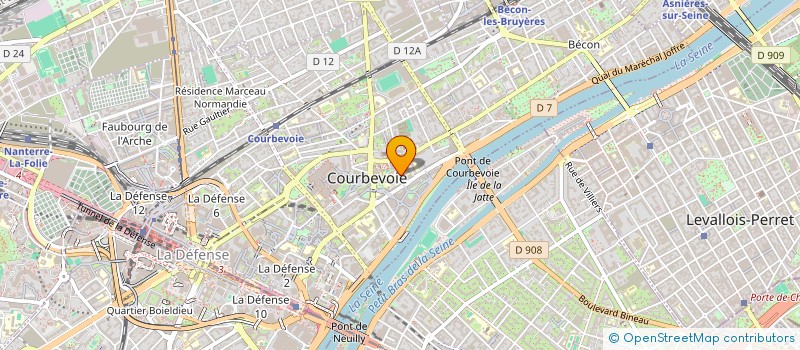 localisation de l'entreprise LYCEE PROFESSIONNEL PAUL PAINLEVE à COURBEVOIE