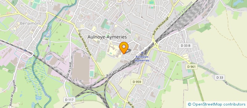 localisation de l'entreprise LYCEE PROFESSIONNEL PIERRE ET MARIE CURIE à AULNOYE-AYMERIES