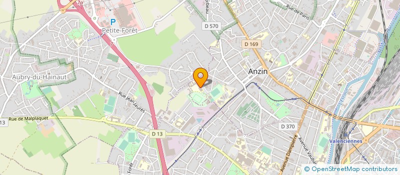 localisation de l'entreprise LYCEE PROFESSIONNEL PIERRE-JOSEPH FONTAINE à ANZIN