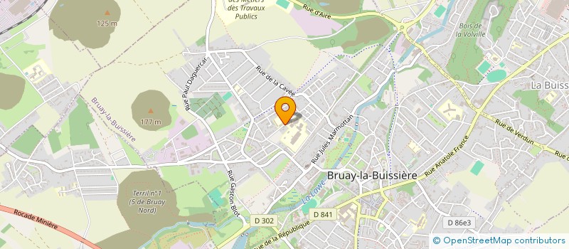 localisation de l'entreprise LYCEE PROFESSIONNEL PIERRE MENDES-FRANCE à BRUAY-LA-BUISSIERE