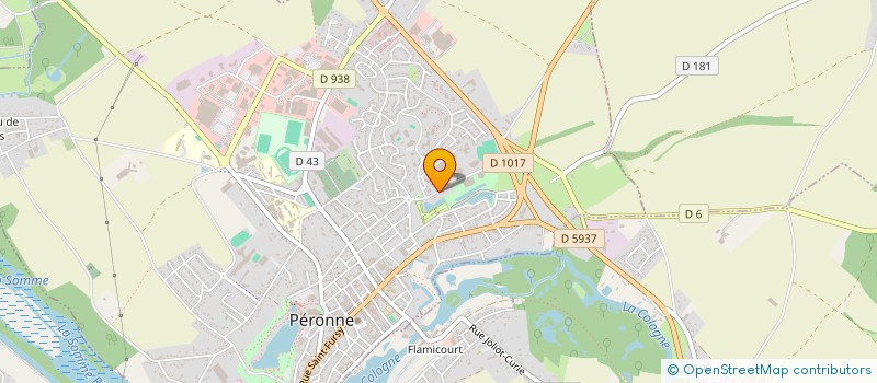 localisation de l'entreprise LYCEE PROFESSIONNEL PIERRE MENDES FRANCE - LYCEE DES METIERS DE LA MAINTENANCE ET DE LA LOGISTIQUE à PERONNE
