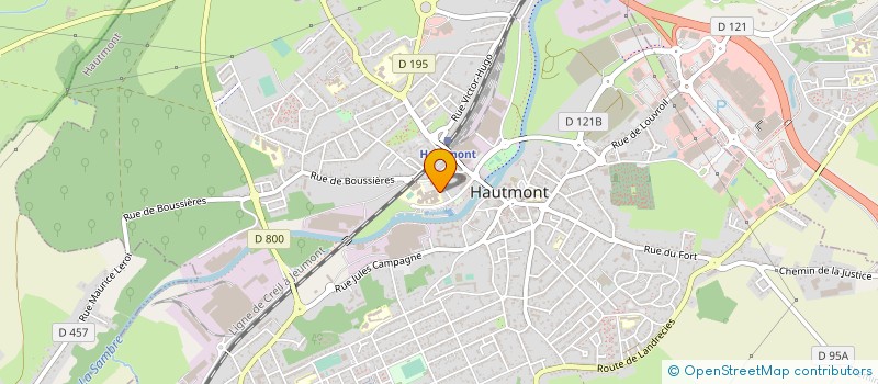 localisation de l'entreprise LYCEE PROFESSIONNEL PLACIDE COURTOY à HAUTMONT