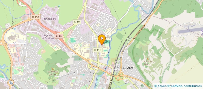 localisation de l'entreprise LYCEE PROFESSIONNEL PONTARCHER  VESOUL