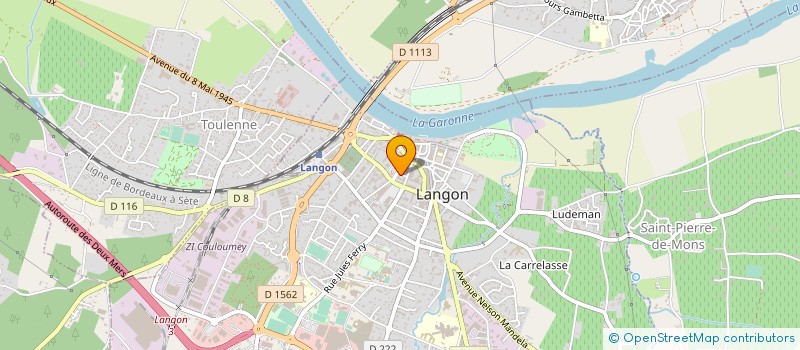 localisation de l'entreprise LYCEE PROFESSIONNEL PRIVE AGIR à LANGON
