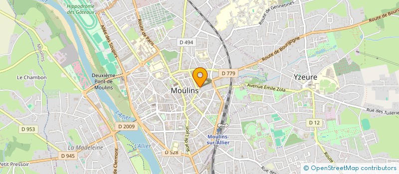 localisation de l'entreprise LYCEE PROFESSIONNEL PRIVE ANNA RODIER à MOULINS