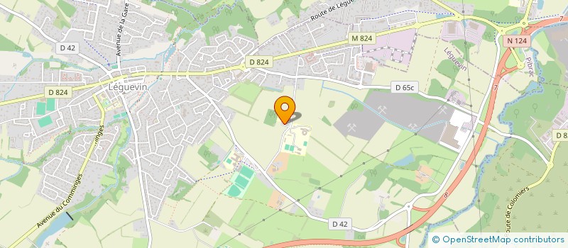 localisation de l'entreprise LYCEE PROFESSIONNEL PRIVE CASTELNOUVEL à LEGUEVIN