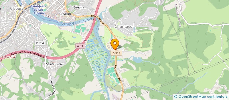 localisation de l'entreprise LYCEE PROFESSIONNEL RAMIRO ARRUE  à SAINT-JEAN-DE-LUZ